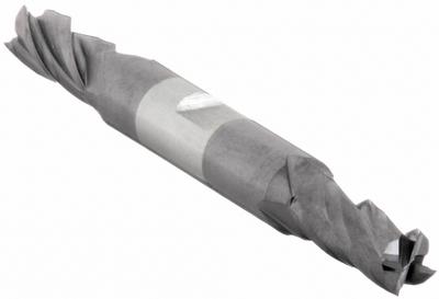 YG-1 Square End Mill: Carbide, TiAlN Coated, Double End, 4 Flute, 11/32" Mill Dia - Double-End Carbide Square End Mills