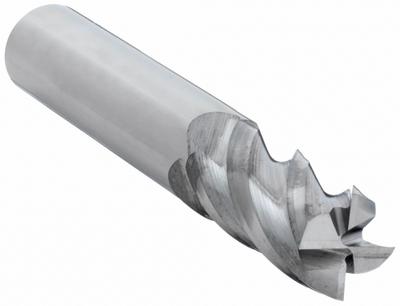 APPROVED VENDOR Square End Mill: Carbide, 4 Flute, 3/4" Mill Dia, 2-1/4" LOC, 5" OAL (MPN 284-000302) - Fast-Cutting Carbide Square End Mills