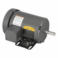 BALDOR General Purpose Motor: Rigid Base Mount, Totally Enclosed Fan Cooled, 1/2 hp, 230/460V AC (MPN M3537). Key specifications — Brand: BALDOR; Nameplate Voltage @ 60 Hz: 230/460V AC; Full Load Current @ 60 Hz: 2.0/1.0 A; Nameplate RPM @ 60 Hz: 3,600 RPM; Motor Enclosure: TEFC.