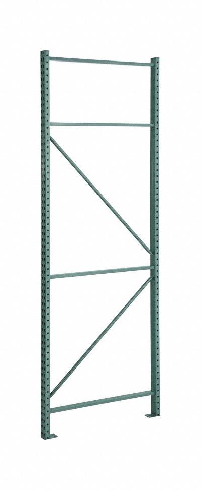 STEEL KING Pallet Rack Upright: Teardrop - Steel King Impact-Resistant Teardrop Pallet Rack Uprights