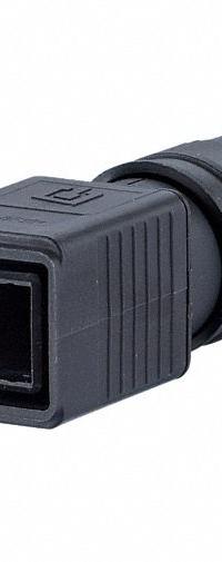 METZ CONNECT Plug Housing: Plug Housing, 1 Ports, Plastic, IP65/IP6X/IPX7, -40°F to 158°F, Black (MPN 1401045002KE). Key specifications — Brand: METZ CONNECT; IP Rating: IPX7; Product Type: Plug Housing; Color: Black; Material: Plastic; Compatible Inserts: OpDAT Industry 2SC Plug Insert; Housing Type: Plug.