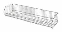 APPROVED VENDOR Stacking Basket: 36 in x 20 in x 9 in, Steel, Chrome, Silver (MPN 45VX72). Key specifications — attr37510: Chrome; attr5274: Steel; attr37511: Silver; attr37505: APPROVED VENDOR.