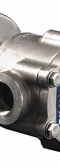FLUID-O-TECH Rotary Vane Pump: Magnetic Drive, Stainless Steel Body, 1" NPT, 470 gph Max. Flow (MPN LO1600CN0NV0000). Key specifications — Vane Material: Carbon; NSF 169 Listed: Yes; Brand: FLUID-O-TECH; Strainer: Not Included; Ports: 1" NPT; Relief Valve Type: Not Included.