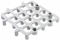CARLISLE Floor Rack System: Unassembled, Single-Piece Modular, 1 1/2 in x 12 in x 12 in, Gray (MPN 271023). Key specifications — Color: Gray; Brand: CARLISLE; Material: Polyethylene; Assembled: Unassembled; Method of Construction: Single-Piece Modular.