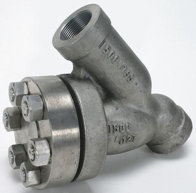 SSI Y Strainer: 1 1/4 in, NPT, Perforated, 0.0313 in Screen Size, Carbon Steel - Carbon Steel Y Strainers