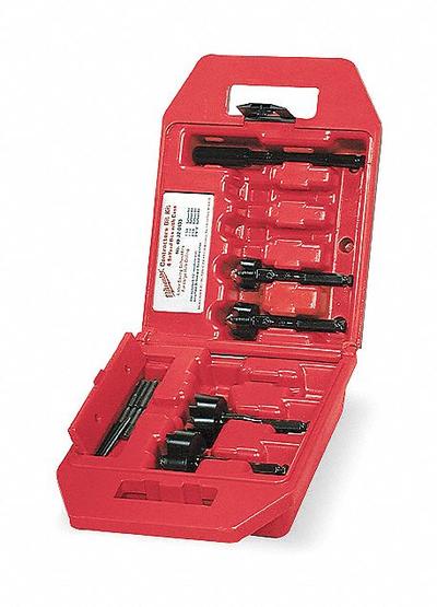 MILWAUKEE Contractor Self Feed Drill Bit Set: Hex, 6 5/8 in Overall Lg, Steel - Self-Feed Drill Bit Sets