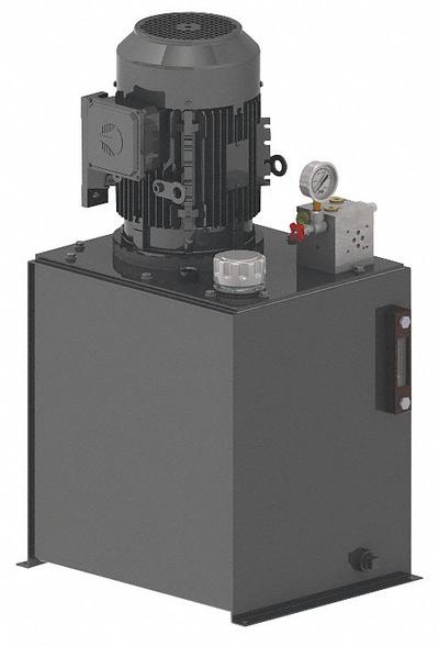 MONARCH Hydraulic Power Unit: 2.3 gpm, 3,000 psi Max. Pressure, 5 hp - Standard AC Hydraulic Power Units