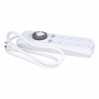 WOODS Power Strip: 8 Outlets, 3 ft Cord Lg, 15 A Current, Not UL Rated for Healthcare - General Purpose Power Strips