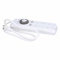 WOODS Power Strip: 8 Outlets, 3 ft Cord Lg, 15 A Current, Not UL Rated for Healthcare, White, 5-15P (MPN 22575WD). Key specifications — attr1326918: WOODS; attr1326934: Non Mounting.
