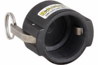 Dust Cap: 3/4 in Coupling Size, 300 psi Max. Working Pressure @ 70 F, 1 9/16 in Overall Lg, EPDM (MPN 075CAP). Key specifications — Gasket Material: EPDM; Brand: BANJO.
