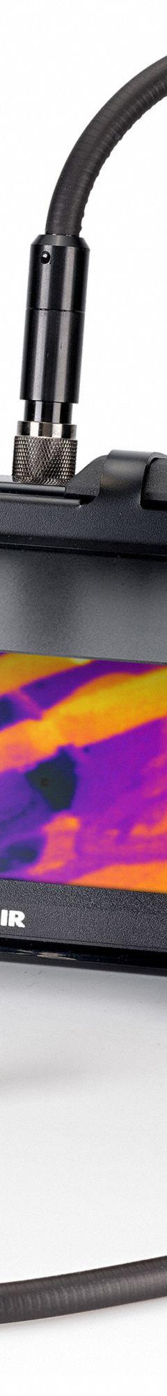 FLIR Videoscope Kit: 160 x 120, 1 m Shaft Lg, 7 mm Shaft Dia, 19 mm Camera Dia, 7 in Display Size (MPN VS80-IR21). Key specifications — Brand: FLIR; Camera Pixel Resolution: 160 x 120; Includes: IR Thermal 19 mm x 1 m Long Camera Probe; Includes Probe: Camera Probe Included; Display Portability: Fixed; Camera Probe: Included.