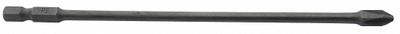 WESTWARD Power Bit: Power Bit, Imperial, 6 in Overall Lg, Impact Rated, Hex - Impact Bits