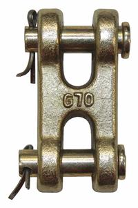 B/A PRODUCTS CO. Connecting Link: Double Clevis, Steel, 2 13/16 in Overall Lg, 1 27/32 in Overall Wd (MPN 11-DC38). Key specifications — Brand: B/A PRODUCTS CO..
