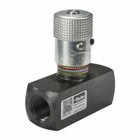 PARKER Flow Control Valve: 3 gpm Max Flow Rate, 1/8 in NPT, 1/8 in NPT, 5,000 psi Max Pressure (MPN N200S). Key specifications — attr1018158: Manual; attr1018114: Rotary Knob; attr1018116: Steel; attr1018117: PARKER; attr1018137: Two-Way.