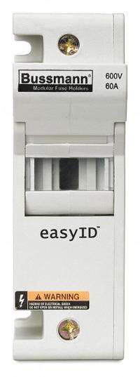 BUSSMANN Fuse Block: Finger-Safe, 3 Pole, 600 V AC, DIN Rail Mounting, Box Lug Termination (MPN CH60J3I). Key specifications — Brand: BUSSMANN.