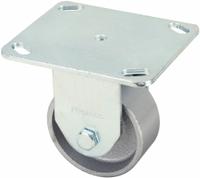 APPROVED VENDOR Plate Caster: Swivel, No Brake, Iron, 3 in Wheel Dia., 1 1/4 in Wheel Wd, Slot (MPN P12R-C030R-P3). Key specifications — Brand: APPROVED VENDOR; Wheel/Tread Color: Silver; Roll Up: Swivel.