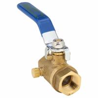 APPROVED VENDOR Manual Two-Way Ball Valve: 1/2 in, Brass, Straight, FNPT x FNPT, Full Port Ball Port (MPN 1PYN9). Key specifications — Brand: APPROVED VENDOR; Handle: Lever.