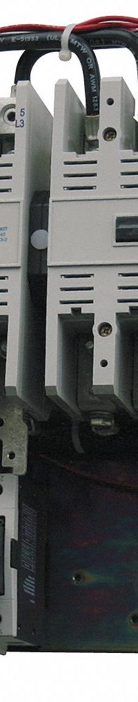 EATON NEMA Magnetic Motor Starter: Reversing, 3 Poles, NEMA Size 3, 90 A, 208V AC Coil (MPN AN59KN0E5E100). Key specifications — Brand: EATON; Auxiliary Contact Form: 1NO; Coil Voltage: 208V AC; Phase: Three; Operator: None; Operator Controls: None; Auxiliary Contacts Included: 1NO; Signaling Features: Pilot Light.