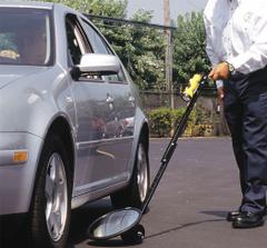 SEE ALL INDUSTRIES Inspection Mirror: 18 in Dia Mirror Size, Mirr. Mat. Glass, Mirr. Shp. Round (MPN DUC-18C). Key specifications — attr1004918: SEE ALL INDUSTRIES; attr1004923: Metal; attr1016088: Wheels Included.