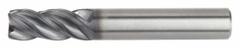 WIDIA HANITA Corner Chamfer End Mill: Carbide, AlTiN Coated, 4 Flute, 4 mm Mill Dia, 12 mm LOC (MPN 477704002T)