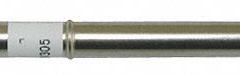 HAKKO Soldering Tip: T15 Series, Bent Chisel, 0.5 mm W, 3.5 mm Lg (MPN T15-JD08). Key specifications — Brand: HAKKO; Compatible Handpiece Manufacturer Model Number: FM-2028; Manufacturer Part Number: T15-JD08.