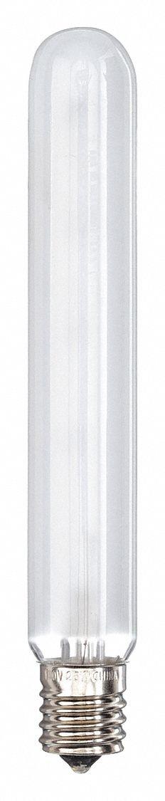 APPROVED VENDOR Incandescent Bulb: Intermediate Screw (E17), Incandescent, (T) Tubular - Intermediate Screw Base (E17) Lamps