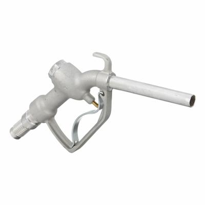 Dayton Drum Pump Nozzle: Manual, No Meter Included, Aluminum/Rubber, Aluminum - General Purpose Manual Nozzles
