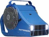 PATTERSON Mounted Fan: 208/230V AC, 1/2 hp Motor HP, Ceiling/Wall Mount, Non-Oscillating, Arm (MPN FHVTCB-IDL). Key specifications — Brand: PATTERSON; Voltage: 208/230V AC; Number of Speeds: 1; Fan Mounting Location: Wall; Oscillation: Non-Oscillating; Mounting Type: Arm.
