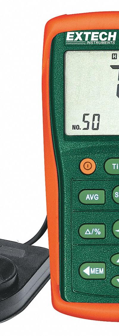 EXTECH Light Meter: ±3% Light Level Accuracy - Data Logging Light Meters