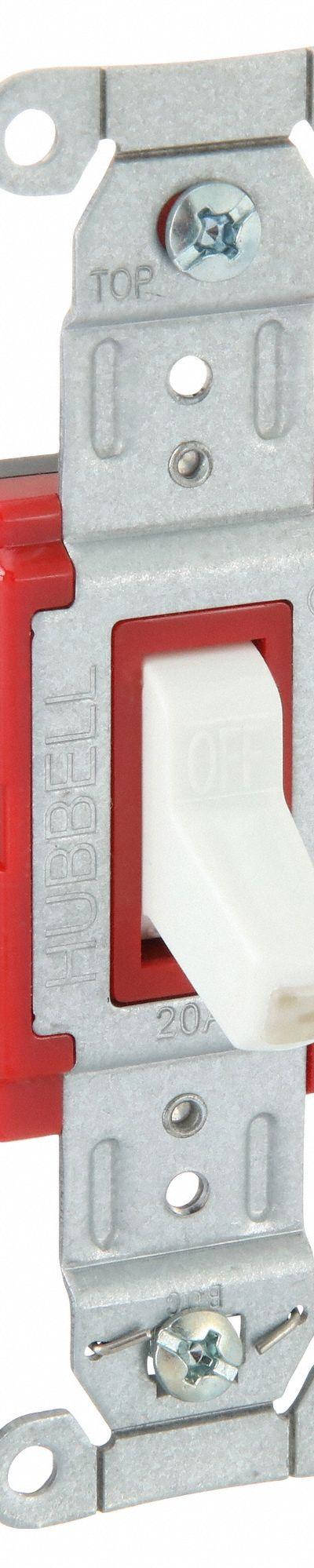 HUBBELL Wall Switch: Toggle Switch - Toggle Wall Switches