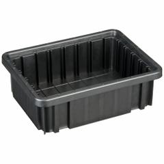 QUANTUM STORAGE SYSTEMS Divider Box: 0.1 cu ft, 10 7/8 in x 8 1/4 in x 3 1/2 in, Lid Not Included (MPN DG91035CO). Key specifications — Includes Dividers: Dividers Not Included; Includes Lid: Lid Not Included; Material: Plastic; Color: Black; Brand: QUANTUM STORAGE SYSTEMS.