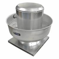 Upblast Exhaust Fan: Belt Drive, Includes Drive Pack, 16 1/2 in Wheel, 2,627 cfm, ODP, 1 hp, 575V AC (MPN ALX165UB30100P). Key specifications — Brand: CANARM; Base Shape: Square; Assembly: Assembled; Motor Enclosure: Open Dripproof; Nameplate Voltage: 575V AC; Mounting Location: Wall; For High-Static Pressure Applications: No; High-Efficiency Motor: No.