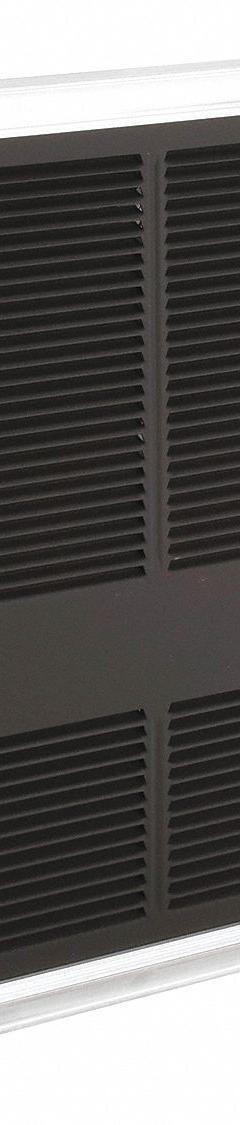 MARKEL Recessed Electric Wall-Mount Heater: 1500 W, 120V AC, Single Phase, 120V AC, 1-phase (MPN E3323TD-RP). Key specifications — Grille Color: Brown; Programming Capability: Non-Programmable; Wattage Output: 1500 W; Voltage, Phase: 120V AC, 1-phase; Rough-In Dimensions - H x W x D: 19-1/2 in x 14-1/8 in x 4 in; Nominal Voltage - HVAC: 120V AC; Brand: MARKEL; Phase: Single.