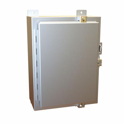HAMMOND Electrical Enclosure: Aluminum, 16 in x 12 in x 6 in, NEMA 12/13/4/4X, w/Panel - Aluminum Washdown Enclosures
