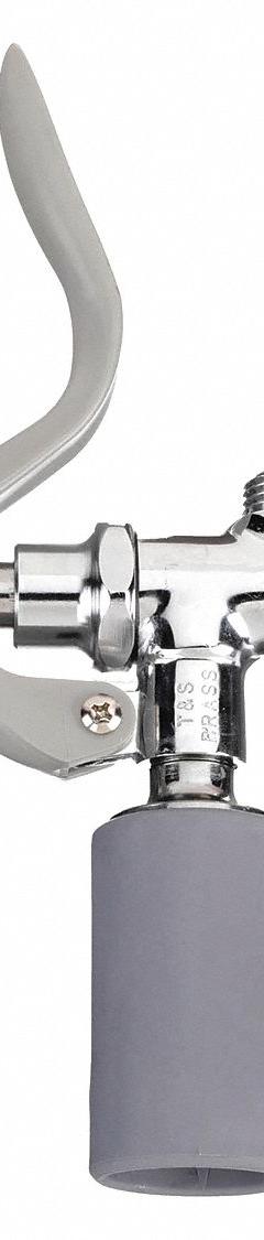 T&S BRASS Pre-Rinse Sprayer: Brass, Chrome, 9 1/16 in Overall Lg, 3/4"-14 Connection Size, UN (MPN B-0107-C). Key specifications — Inlet Connection Type: UN; Brand: T&S BRASS; Connection Size: 3/4"-14; Color/Finish: Chrome; Material: Brass; Product Type: Pre-Rinse Sprayer.