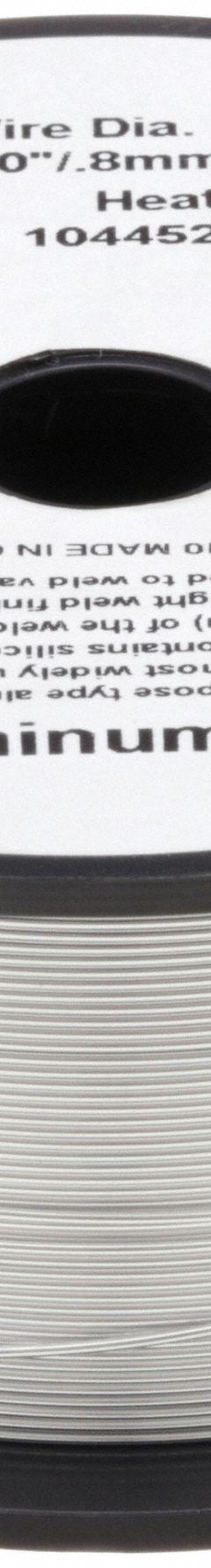 HOBART MIG Welding Wire: Aluminum, ER4043, 0.03 in, 1 lb (MPN 6ETN3). Key specifications — Brand: HOBART; Tensile Strength (As Welded): 29 ksi; Yield Strength (As Welded) (Merch): Not Specified.