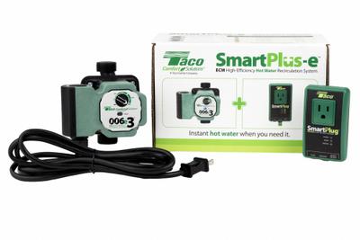 TACO Circulating Pump: 1/25 hp HP, 120V AC, Polypropylene, Variable, 11 gpm - General-Purpose Inline Circulator Pumps