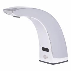 ZURN Kitchen and Bathroom Sensor Faucet: AquaSense®, Brass, Chrome Finish, Single-Post, Hardwired (MPN ZG6913-ACA-CP4). Key specifications — Brand: ZURN; Includes: Plug-In Power Converter; Series: AquaSense®.
