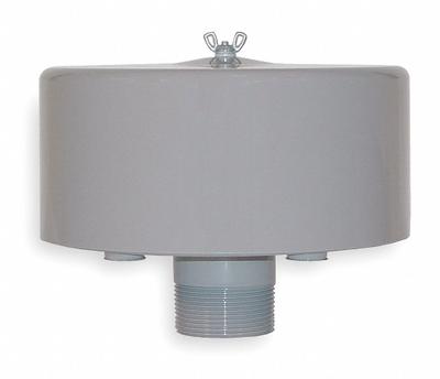 SOLBERG Filter Silencer: 2 in (M)NPT Inlet Size, 135 cfm, 7.25 in Overall Ht - Air Compressor Intake Filters & Silencers