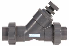 HAYWARD Spring Y Check Valve: Piston, Y-Style Valve Body, 2 1/2 in Pipe Size, FNPT x FNPT, PVC, NPT (MPN SLC10250TEU). Key specifications — Brand: HAYWARD.