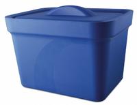 Ice Bucket with Lid: 4 L Capacity, Rectangular, Polyurethane Foam, Blue, 8 5/8 in Overall Ht (MPN M16807-4101). Key specifications — Color: Blue; Material: Polyurethane Foam; Brand: MAGIC; Product Type: Ice Bucket with Lid; Shape: Rectangular.