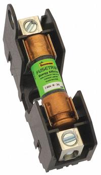 BUSSMANN Fuse Block: Open Block Design, 2 Pole, 250 V AC, Box Lug, Non-Indicating (MPN RM25030-2CR). Key specifications — Brand: BUSSMANN.