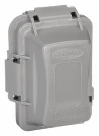 RACO While In Use Weatherproof Cover: 1 Gangs, For Decora/GCFI Electrical Component Type, Gray, 3R (MPN MM420G). Key specifications — Brand: RACO; Color: Gray; Cover Material: Polycarbonate; For Electrical Component Type: Decora/GCFI; Mounting Orientation: Horizontal or Vertical.
