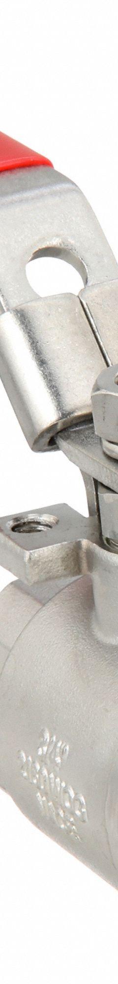 KECKLEY Manual Two-Way Ball Valve: 3/4 in, Stainless Steel, Straight, FNPT x FNPT, One-Piece (MPN BVS2THFSSRGSL-075). Key specifications — Brand: KECKLEY; Handle: Locking Lever.