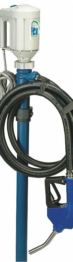 FINISH THOMPSON Electric Drum Pump: 115 V AC, 4/5 hp HP, Polypropylene, 10 gpm Max. Flow Rate (MPN PFM-40 & M3V DEF KIT). Key specifications — Brand: FINISH THOMPSON; Nozzle Material: FKM/Stainless Steel; Meter: Not Included; Pump Kit Type: Pump with Discharge Hose & Nozzle.