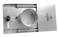 Blast Gate: Steel, For 12 in Duct Dia, 9 in Overall Lg, 22 ga Material Thick, 2 Air Cylinders (MPN 8010002439). Key specifications — Brand: NORDFAB; Blade Material: Galvanized Steel.