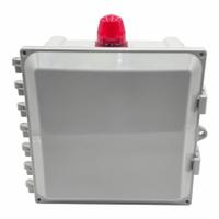 SUMP ALARM Control Panel: Simplex, Single Phase, 120V, 0 to 6 A, Vertical Float, 1 Switches Included (MPN BS-4X-BO-1-06-NW-CN-1F-1SB-AP). Key specifications — Current: 0 to 6 A; Rated Voltage: 120V; Alert Output: Visual; Intrinsic Safety: Not Specified Intrinsically Safe; Includes Reversing: Non-Reversing; Dosing Schedule: Demand Dose; Brand: SUMP ALARM.