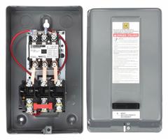 SQUARE D Definite Purpose Magnetic Motor Starter: Non-Reversing, 3 Poles, 25 A, 208-240V AC Coil (MPN 8911DPSG23V09). Key specifications — Brand: SQUARE D; Thermal Units Required: 3 Thermal Units Required (Not Included).