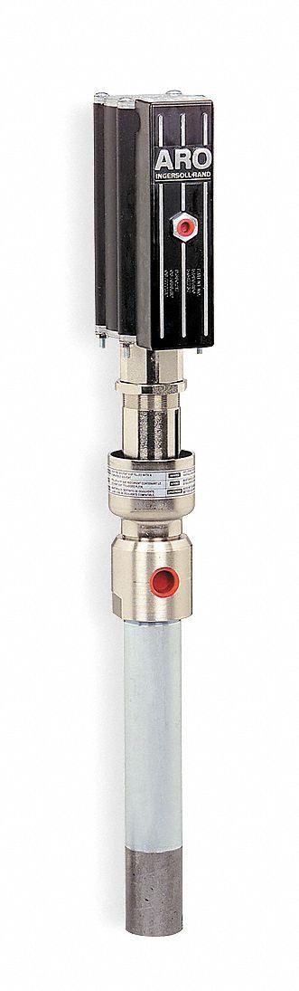 ARO Air Drum Pump: Stub Pump, 4:1, 4 gpm Max. Flow Rate, 4,000 cps Max. Viscosity - Standard Dispensing Piston Drum Pumps