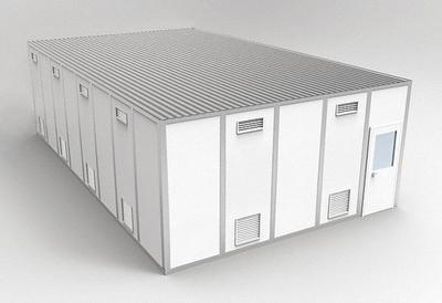 PORTA-FAB Modular Cleanroom: 32 ft x 20 ft x 10 ft, 640 sq ft Int Area - Cleanrooms